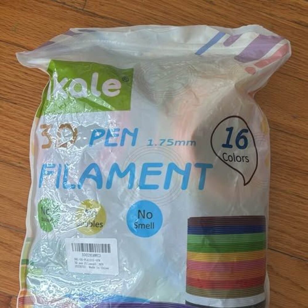 ikale 3D Pen Filament 1.75mm 16 Colors